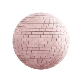 Pink concrete pavement